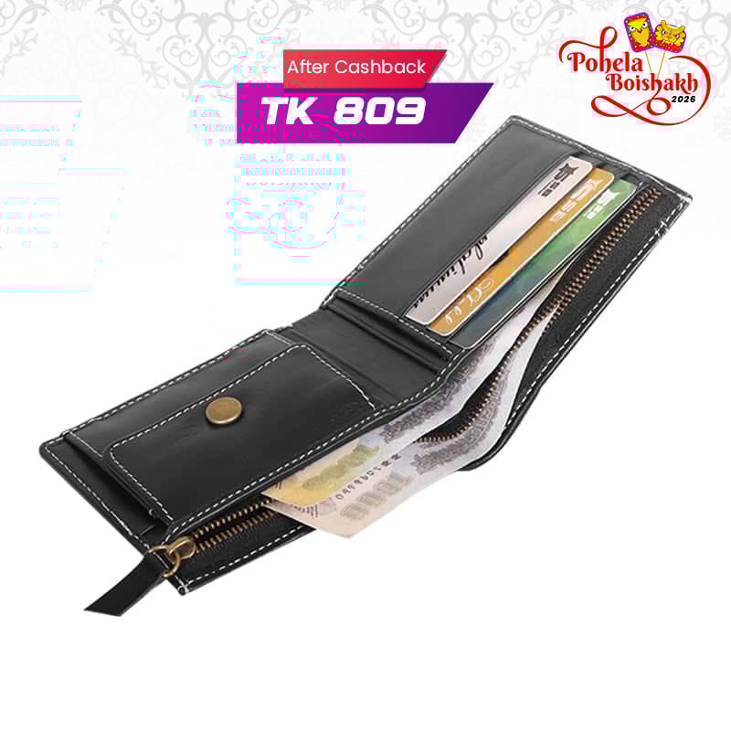 Classic Leather Bi-Fold Wallet SB-W239
