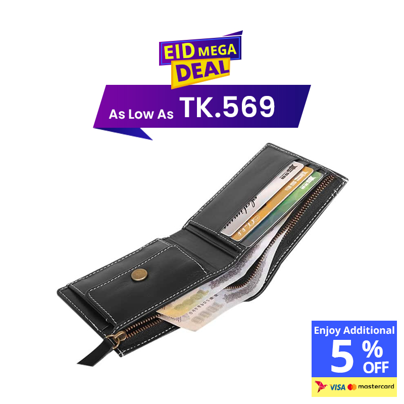 Classic Leather Bi-Fold Wallet SB-W239