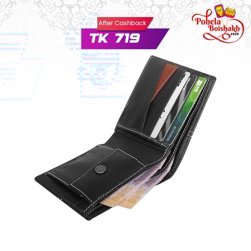 Classic Leather Bi-Fold Wallet SB-W240