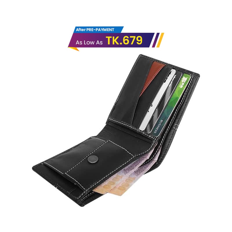 Classic Leather Bi-Fold Wallet SB-W240