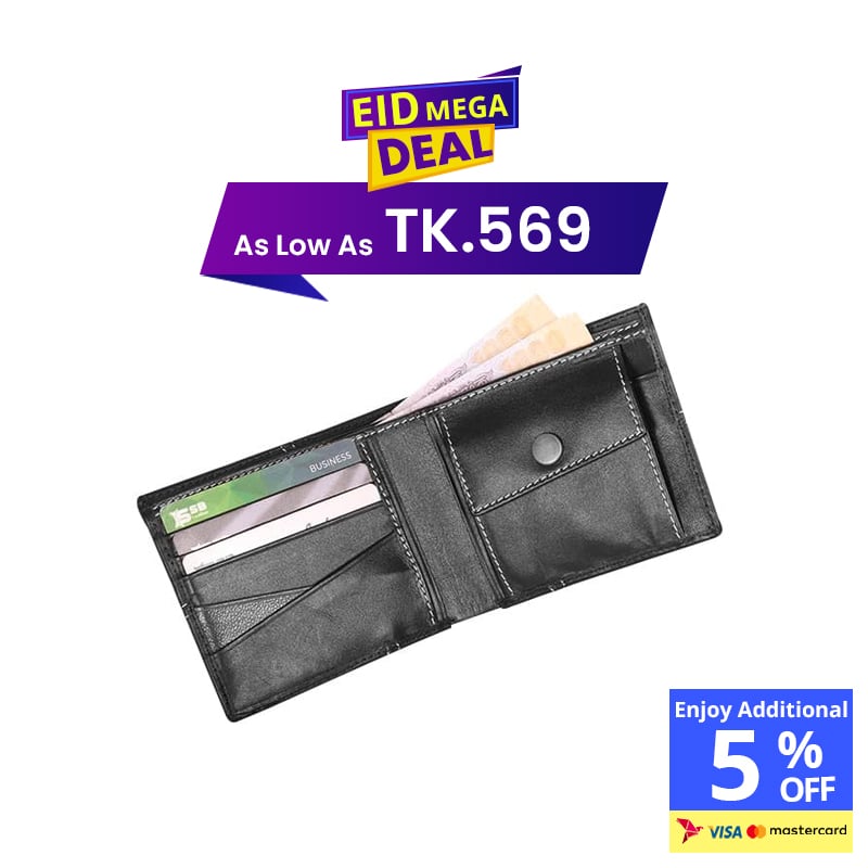 Classic Leather Bi-Fold Wallet SB-W240