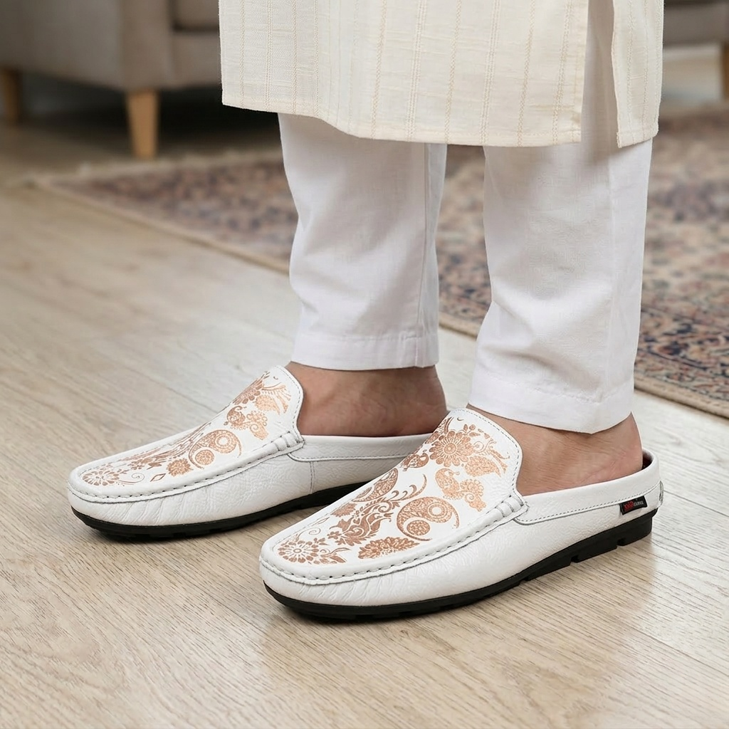 Leather Half Loafer For Men SB-S1093