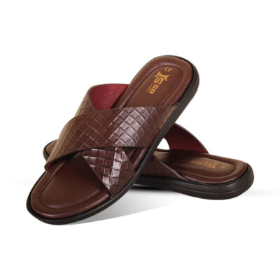Crisscross Strap Leather Sandal For Men SB-S1106