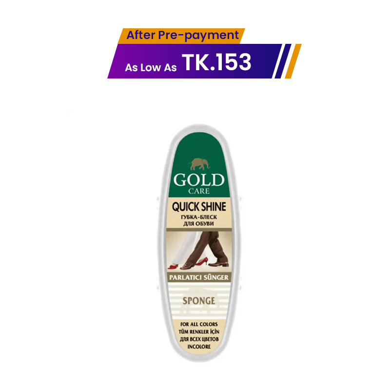Gold Care Quick Shine Sponge For All Colors