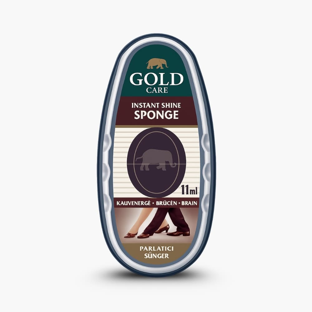 Gold Care Instant Shine Sponge Brown 11 ML
