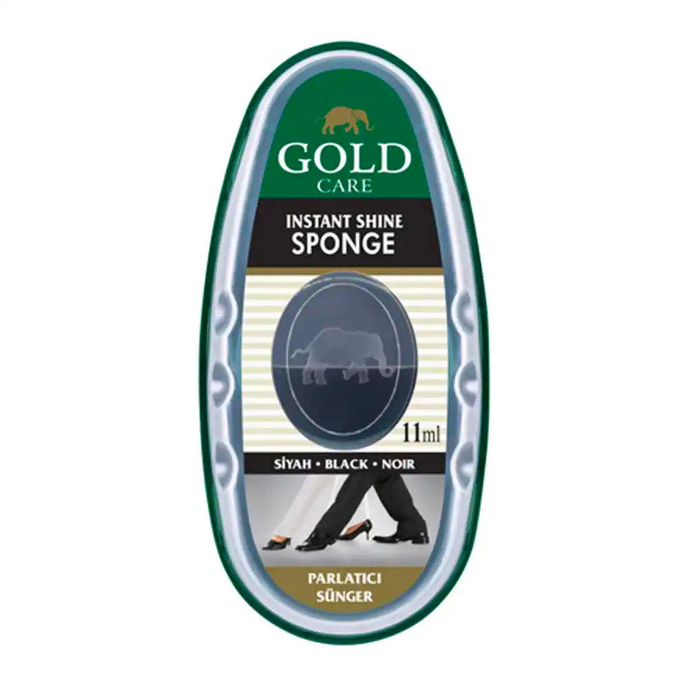 Gold Care Instant Shine Sponge Black 11 ML