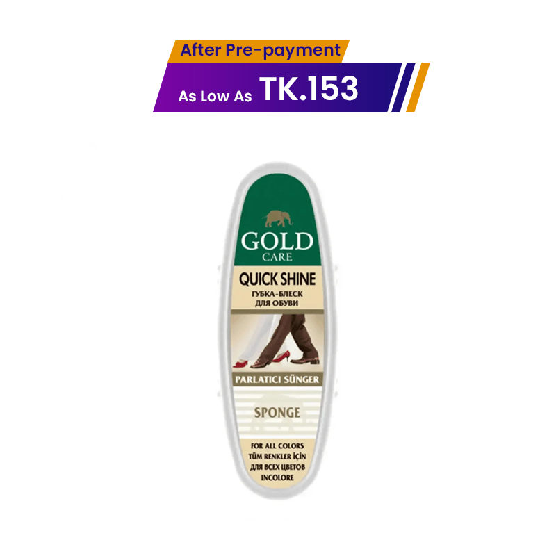 Gold Care Quick Shine Sponge For All Colors