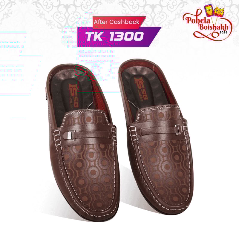 Leather Half Loafer For Men SB-S1039