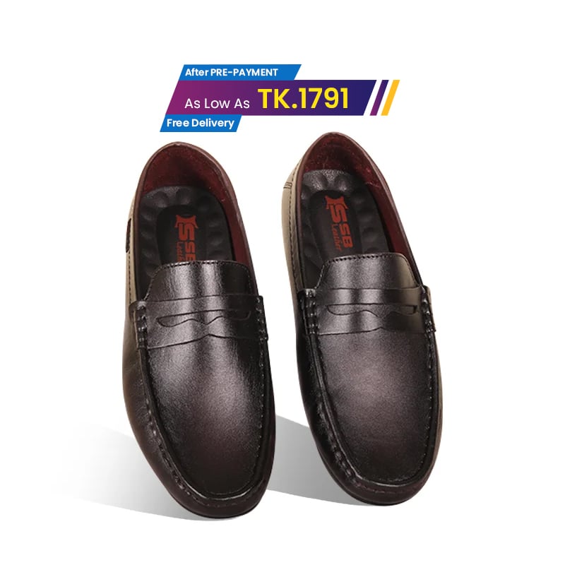 Antique Leather Loafer For Men SB-S1099
