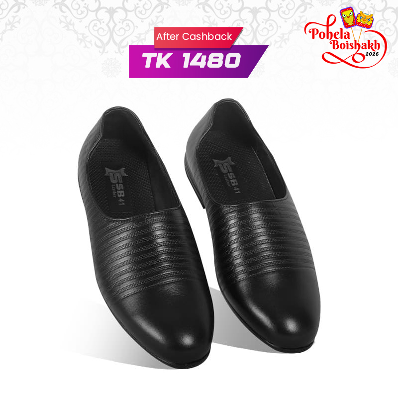 Classic Black Formal Slip-On shoes For Men SB-S935
