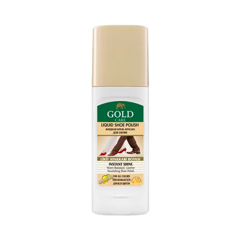 Gold Care Instant Shine Liquid Shoe Polish 75ML-All Colors