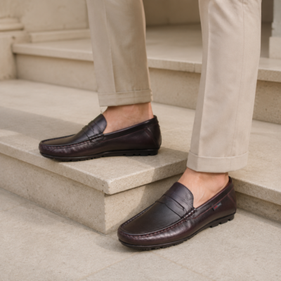 Antique Leather Loafer For Men SB-S1099