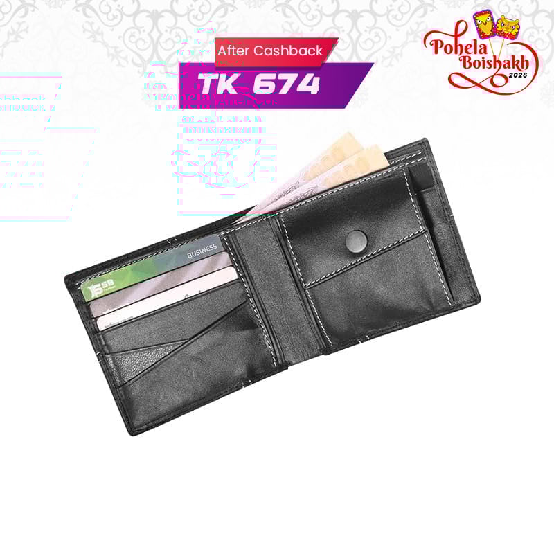 Classic Leather Bi-Fold Wallet SB-W240