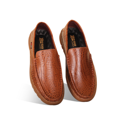 Crocodile Pattern Leather Casual Loafer Shoes SB-S1116