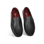 Black Leather Loafer For Men SB-S1121