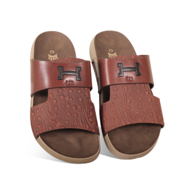Leather Slide Sandal For Men SB-S1127