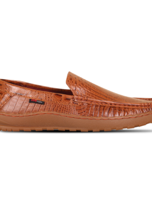 Crocodile Pattern Leather Casual Loafer Shoes SB-S1116