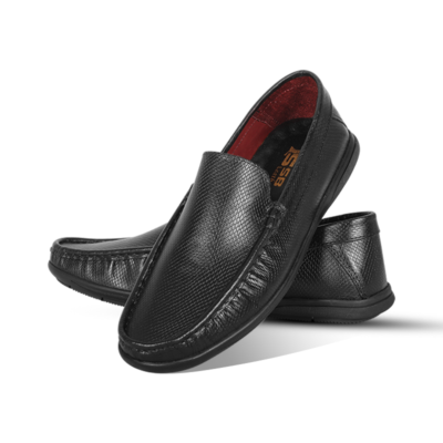 Snake Pattern Leather Casual Loafer Shoes SB-S1128