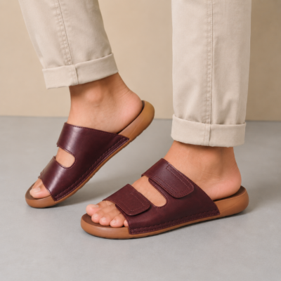 Double-Buckle Slide Sandal For Men SB-S1125