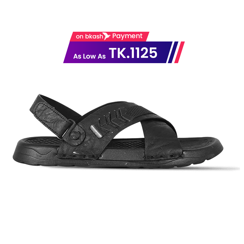 Nubuck Leather Crisscross Strap Sandal SB-S1052