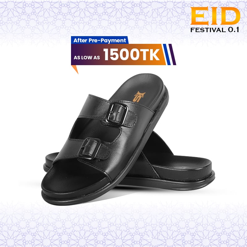Double-Buckle Slide Sandal For Men SB-S1102