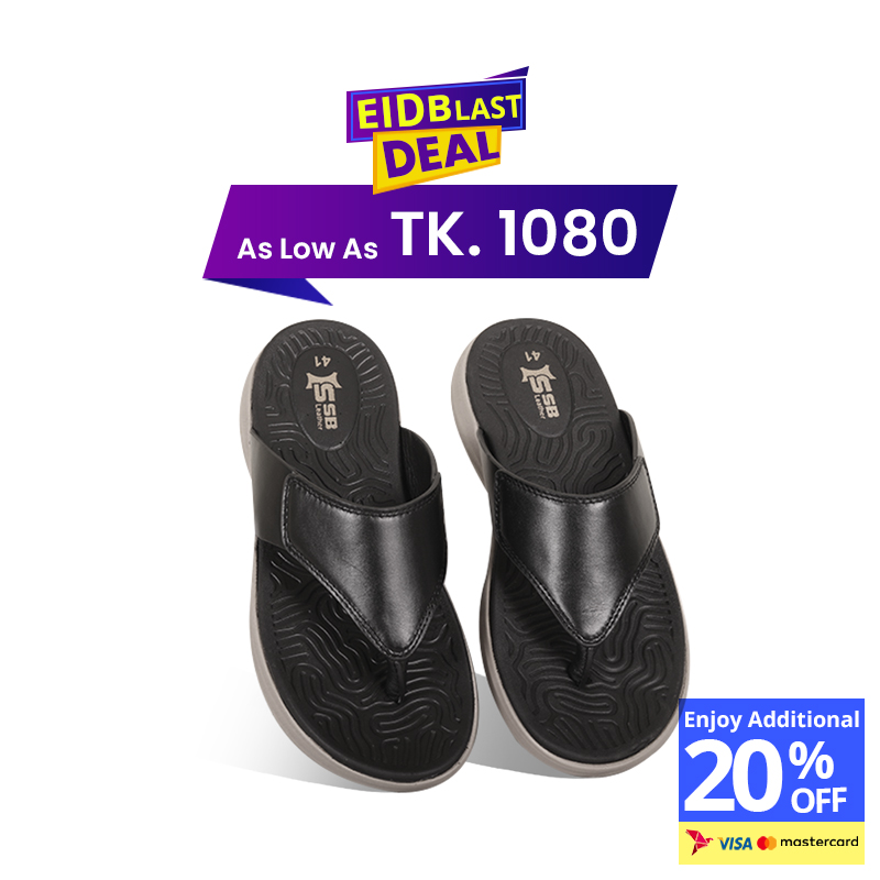 Genuine Leather Sandal For Men SB-S1111