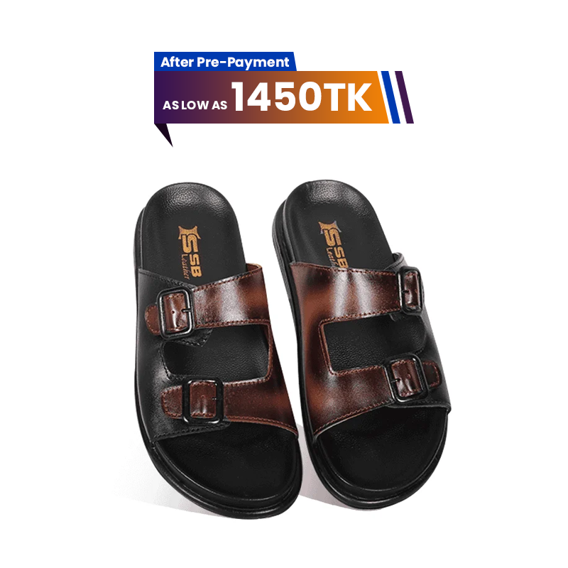 Double-Buckle Slide Sandal For Men SB-S1123