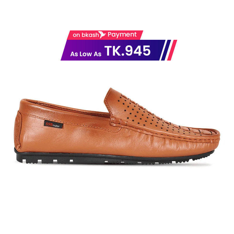 Elegance Medicated Leather Loafers SB-S513