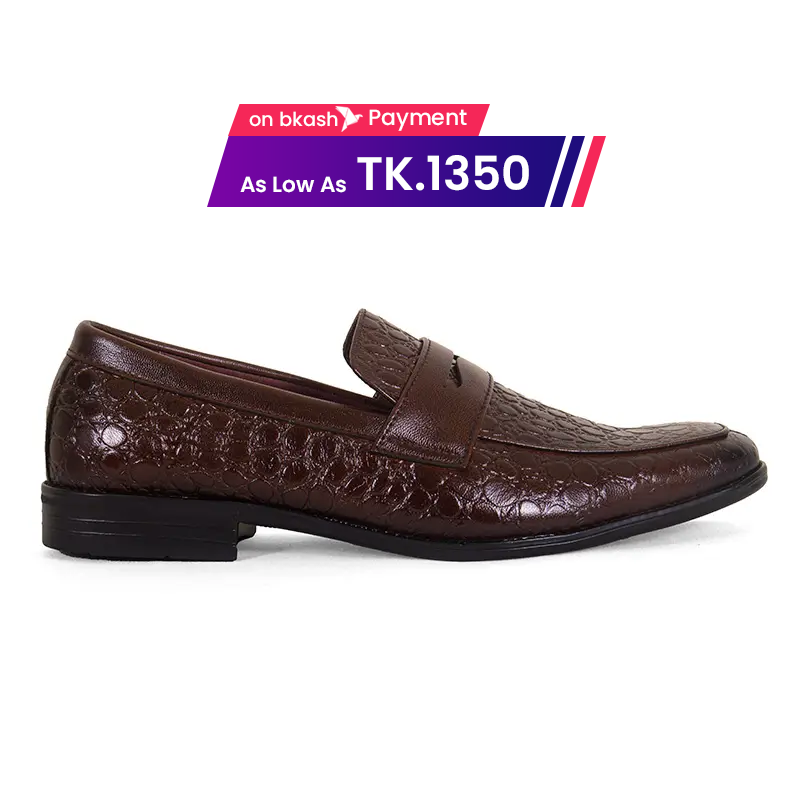 Leather Penny Formal Shoes For Men SB-S556