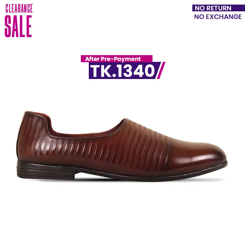 Classic Antique Brown Formal Slip-On Shoes For Men SB-S942