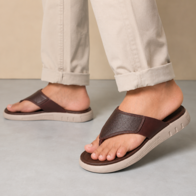 Genuine Leather Sandal For Men SB-S1124