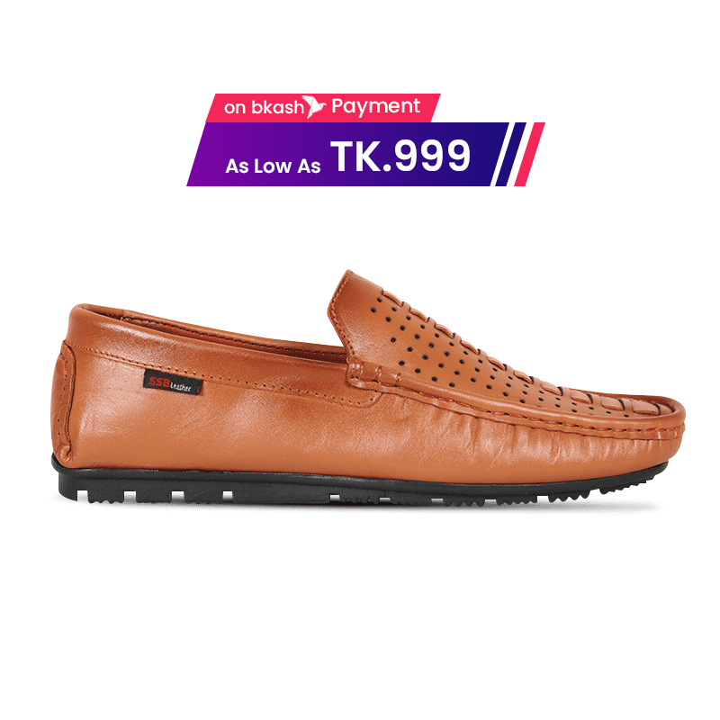 Elegance Medicated Leather Loafers SB-S513