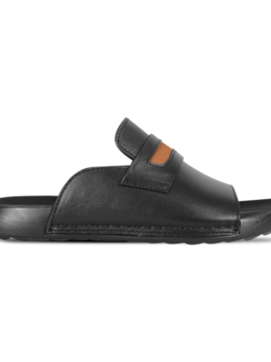 Leather Slide Sandal For Men SB-S1134