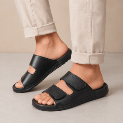 Double-Buckle Slide Sandal For Men SB-S1129