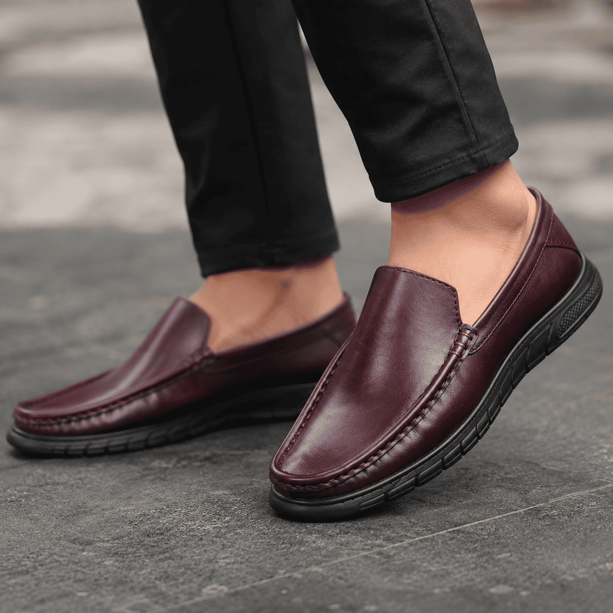 Casual Comfort Leather Shoes For Men SB-S1151
