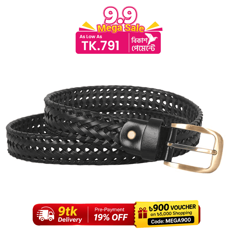 Modern Plaited Leather Belt SB-FB138
