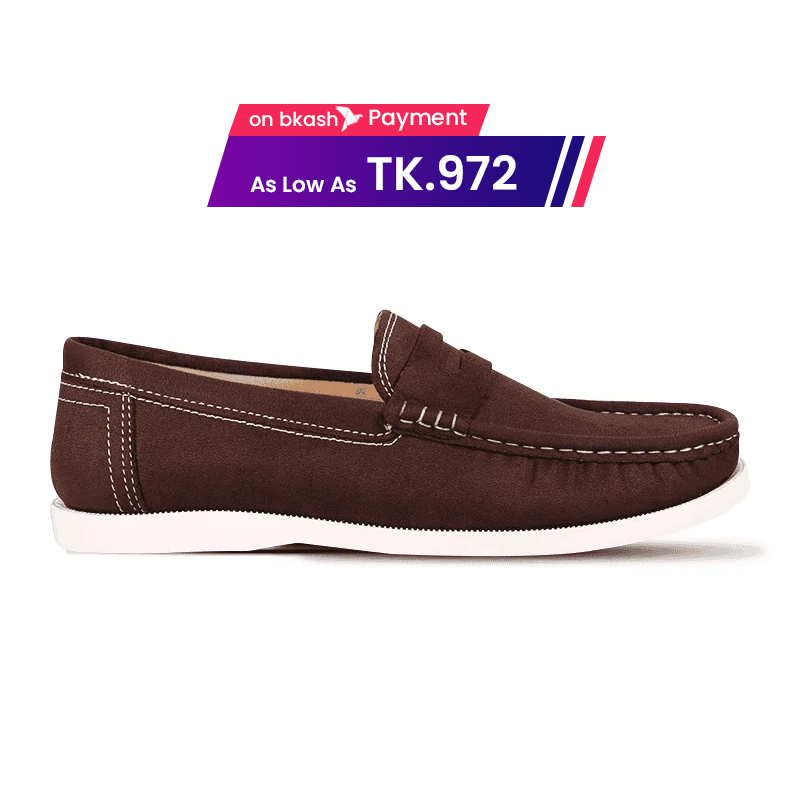 Monfia Chocolate Burgundy Casual Loafer For Men MF09
