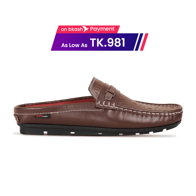Leather Half Loafer For Men SB-S1039