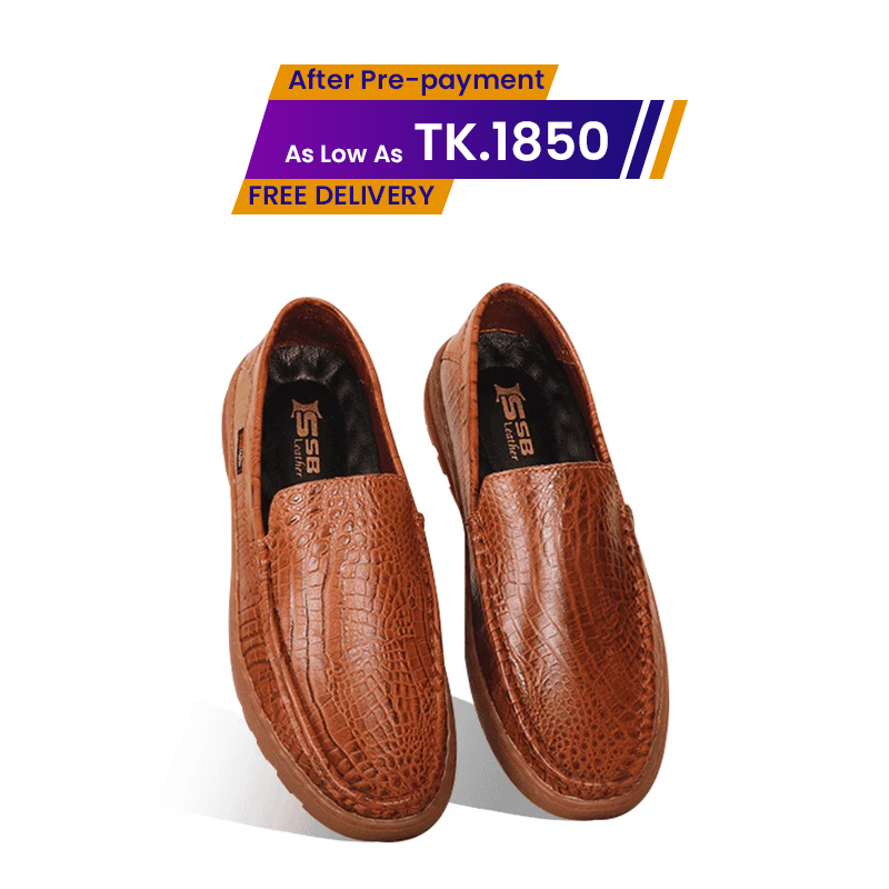Luxury Crocodile Pattern Leather Casual Shoes SB-S1116