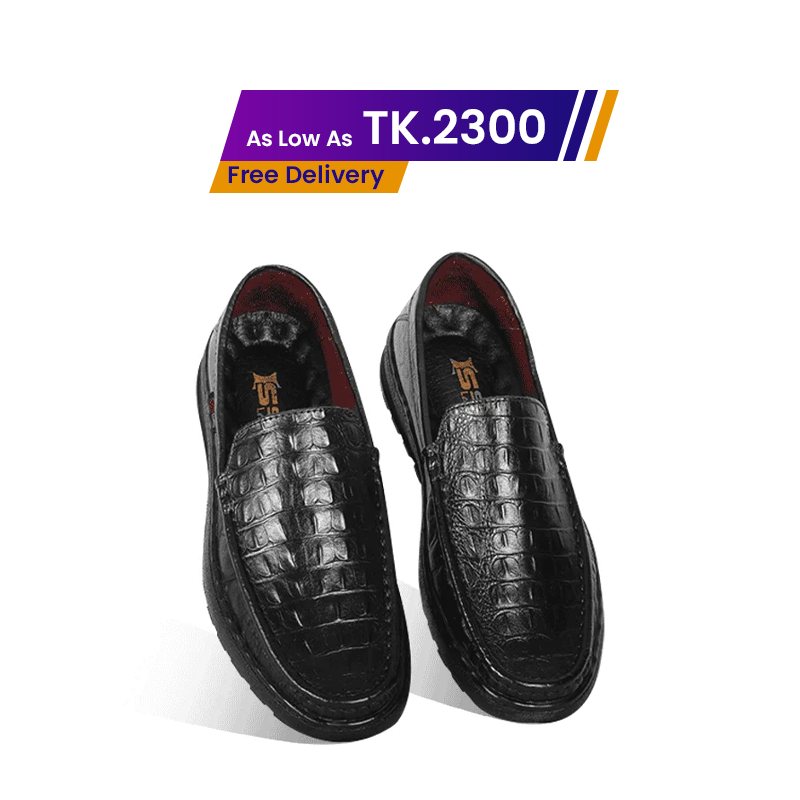 Luxury Crocodile Pattern Leather Casual Shoes SB-S1120
