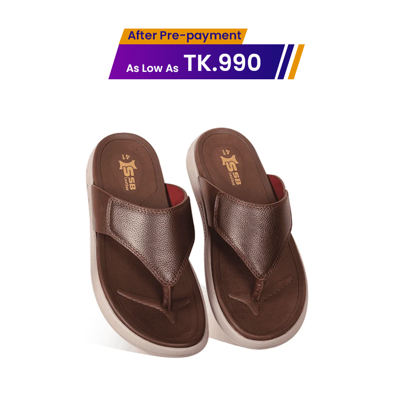 Genuine Leather Sandal For Men SB-S1124
