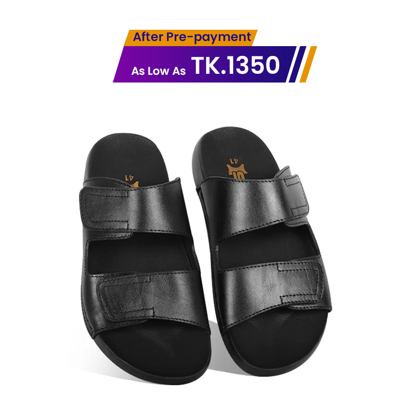 Double-Buckle Slide Sandal For Men SB-S1129
