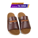 Leather Slide Sandal For Men SB-S1131