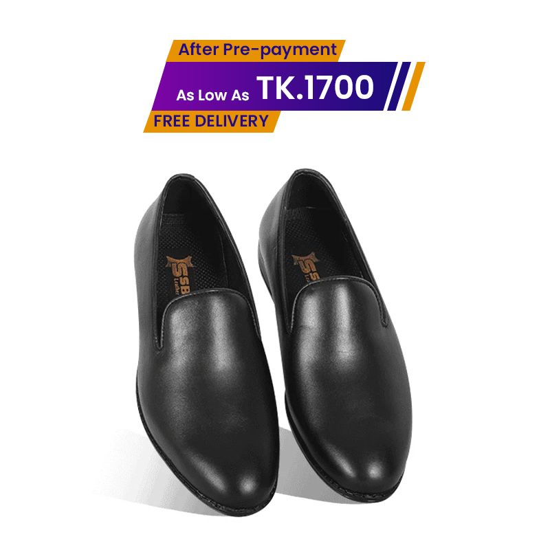 Black Slip-On Shoes For Men SB-S1133