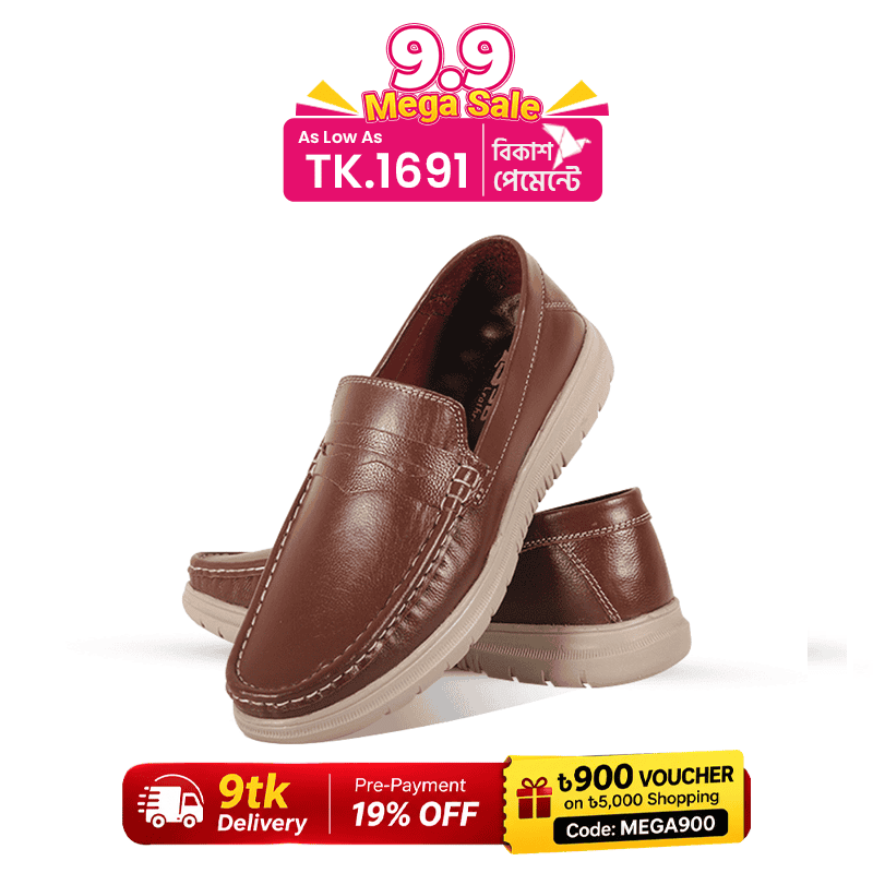 Casual Comfort Leather Loafer Shoes For Men SB-S946