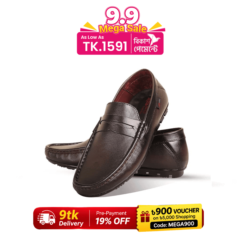 Antique Leather Loafer For Men SB-S1099