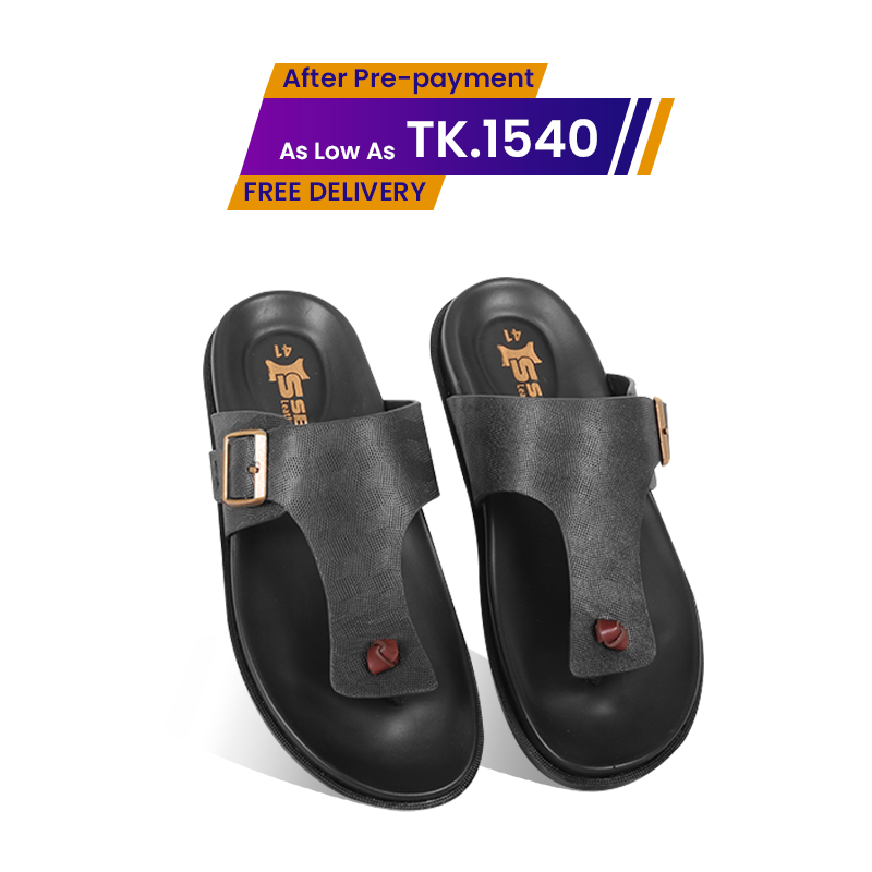 Genuine Leather Sandal For Men SB-S1140