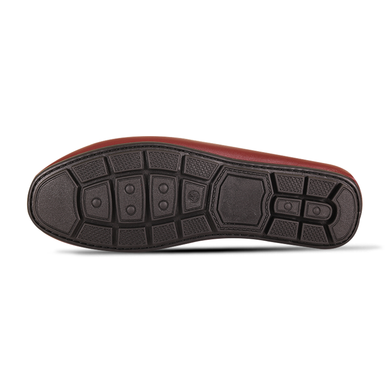 Burgundy Leather Loafer For Men SB-S1141