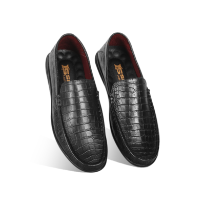 Crocodile Pattern Leather Casual Loafer Shoes SB-S1148
