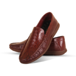 Crocodile Pattern Leather Casual Loafer Shoes SB-S1147